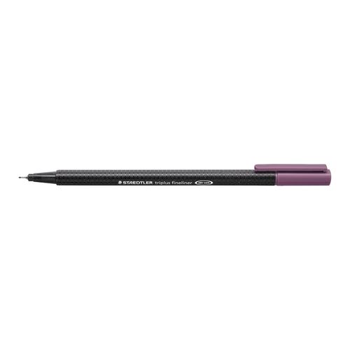 Staedtler Triplus 334 Fineliner Pen Mauve Box 10