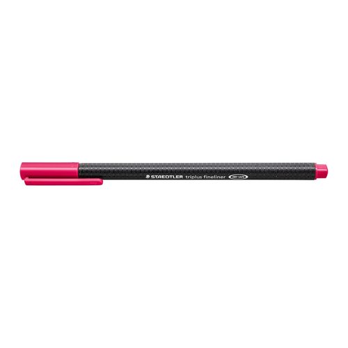Staedtler Triplus 334 Fineliner Pen Bordeaux Red Box 10