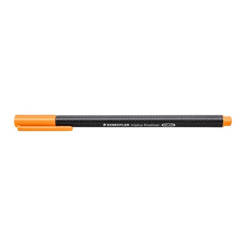 Staedtler Triplus 334 Fineliner Pen Light Orange Box 10