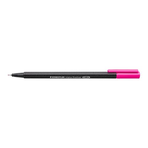 Staedtler Triplus 334 Fineliner Pen Magenta Box 10