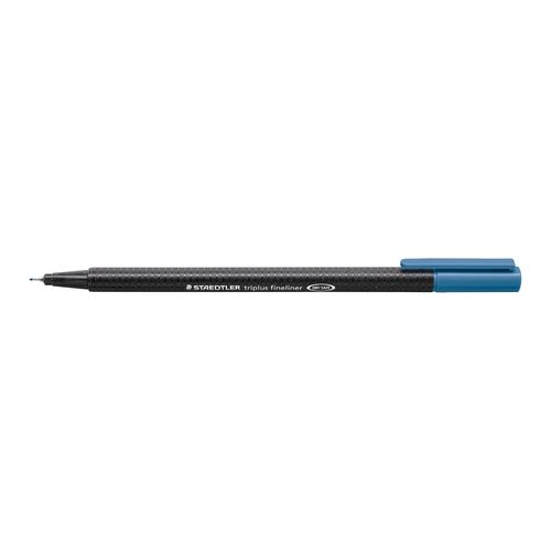 Staedtler Triplus 334 Fineliner Pen Delft Blue Box 10