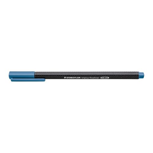 Staedtler Triplus 334 Fineliner Pen Delft Blue Box 10