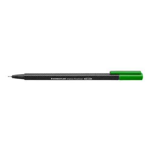 Staedtler Triplus 334 Fineliner Pen Sap Green Box 10