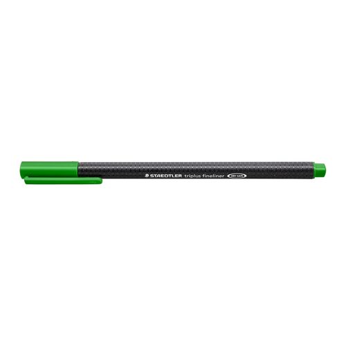 Staedtler Triplus 334 Fineliner Pen Sap Green Box 10
