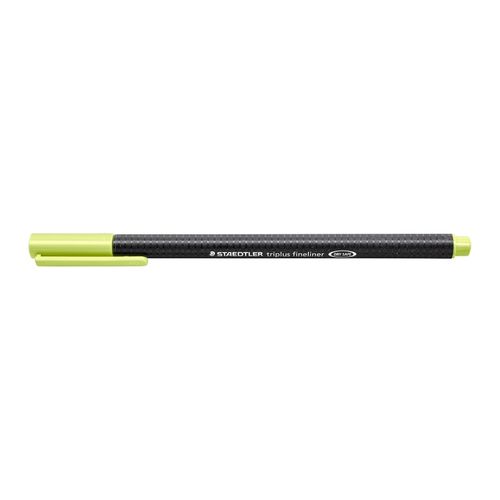 Staedtler Triplus 334 Fineliner Pen Lime Green Box 10