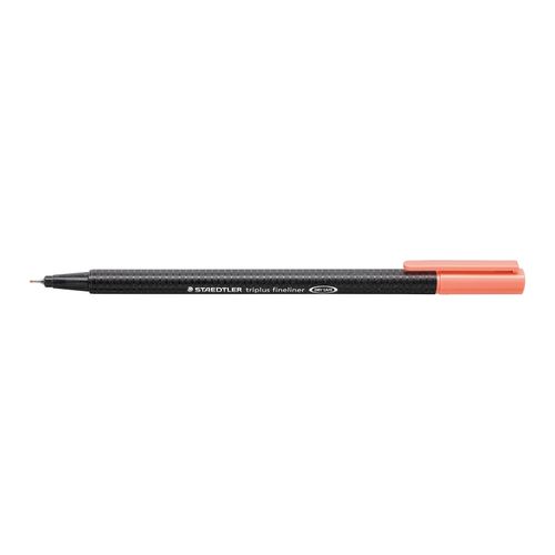 Staedtler Triplus 334 Fineliner Pen Salmon Box 10