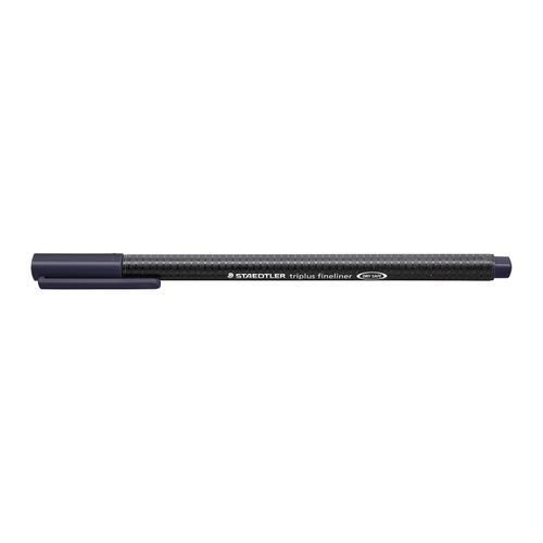 Staedtler Triplus 334 Fineliner Pen Indigo Blue Box 10