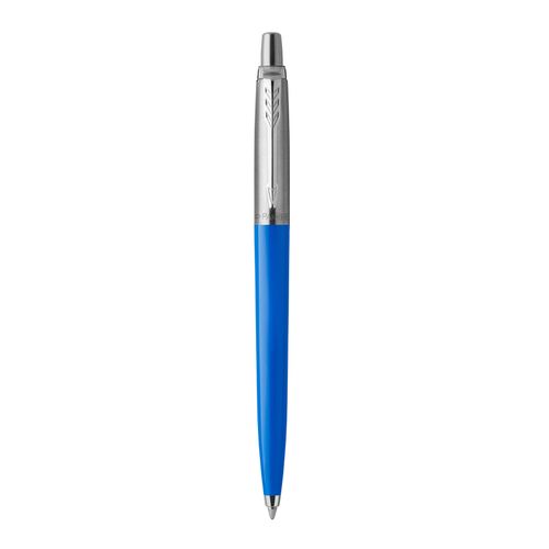Parker Ballpoint Pen Jotter Originals Blue Barrel Chrome Trim Blue Ink