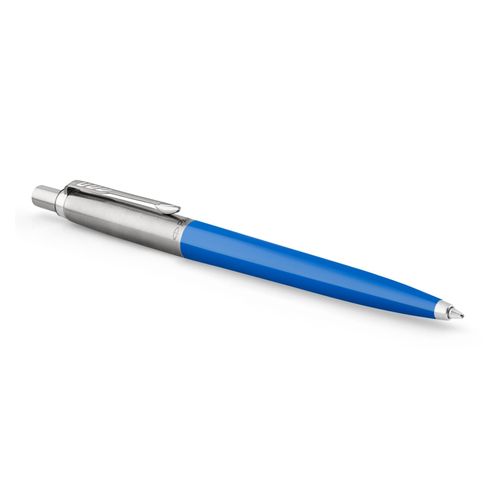 Parker Ballpoint Pen Jotter Originals Blue Barrel Chrome Trim Blue Ink