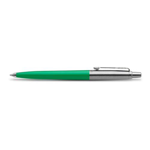 Parker Ballpoint Pen Jotter Originals Green Barrel Chrome Trim Blue Ink