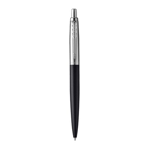 Parker Ballpoint Pen Jotter XL Matt Black Barrel Chrome Trim Blue Ink