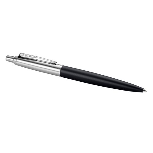 Parker Ballpoint Pen Jotter XL Matt Black Barrel Chrome Trim Blue Ink