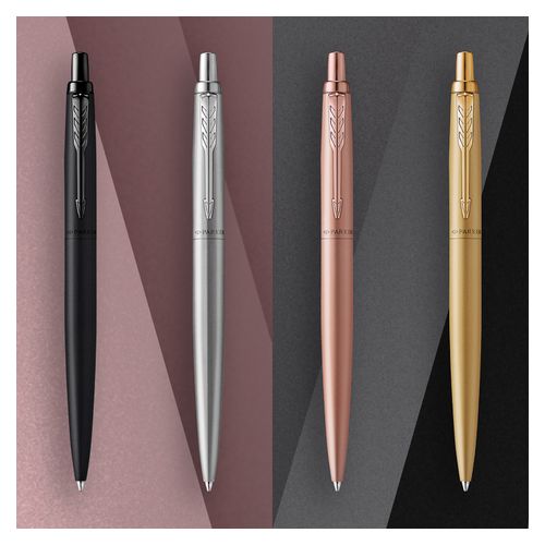 Parker Ballpoint Pen Jotter XL Monochrome Pink Barrel Pink Trim Blue Ink