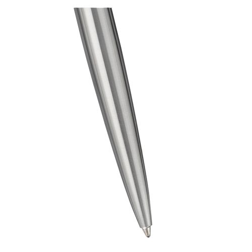 Parker Ballpoint Pen Jotter XL Monochrome Stainless Steel Barrel Chrome Trim Blue Ink