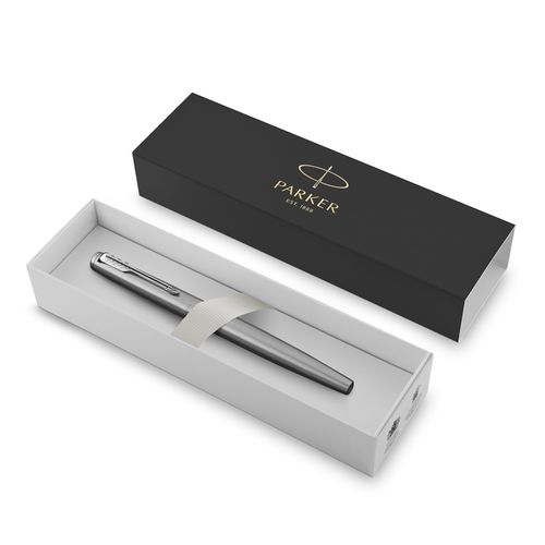 Parker Fountain Pen Jotter Stainless Steel Barrel Chrome Trim