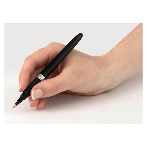 Artline Signature Rollerball Pen Onyx 0.7mm Black Barrel Black Ink Each