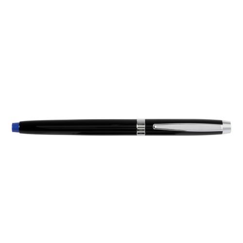 Artline Signature Rollerball Pen Onyx 0.7mm Black Barrel Blue Ink Each