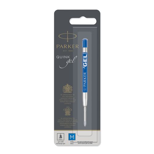 Parker Gel Pen Refill Medium Blue - Sold Each (12 per Box)
