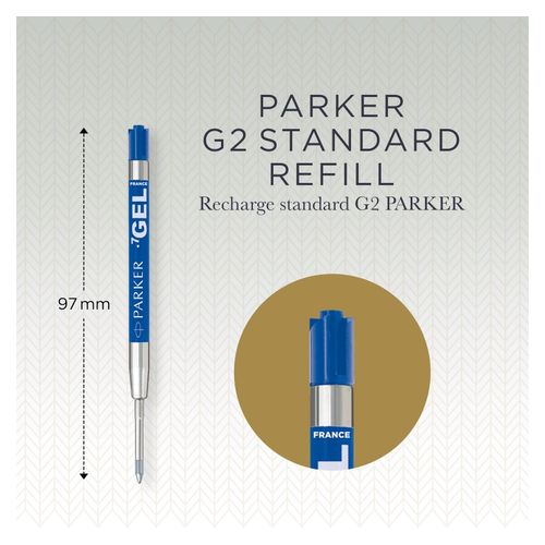 Parker Gel Pen Refill Medium Blue - Sold Each (12 per Box)