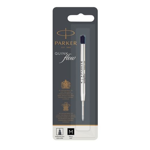 Parker Ballpoint Pen Refill Medium Black - Sold Each (12 per Box)
