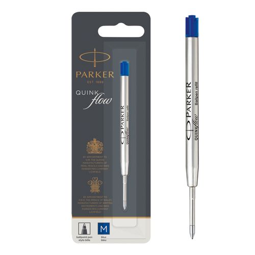 Parker Ballpoint Pen Refill Medium Blue - Sold Each (12 per Box)