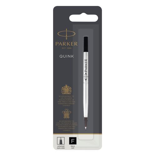 Parker Rollerball Pen Refill Fine Black - Sold Each (12 per Box)