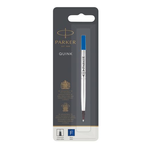 Parker Rollerball Pen Refill Fine Blue - Sold Each (12 per Box)