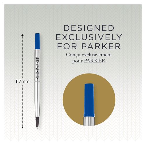 Parker Rollerball Pen Refill Fine Blue - Sold Each (12 per Box)