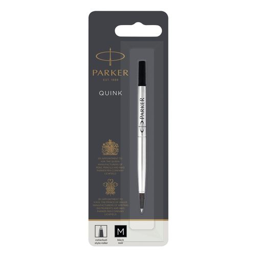Parker Rollerball Pen Refill Medium Black - Sold Each (12 per Box)
