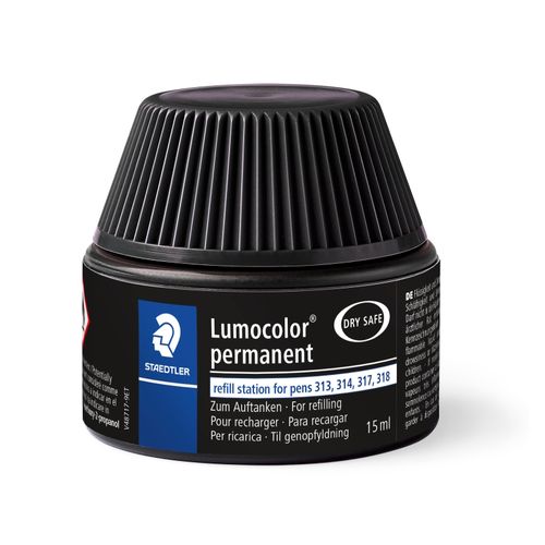 Staedtler Lumocolor Permanent Refill Pot 487 17 Black Each
