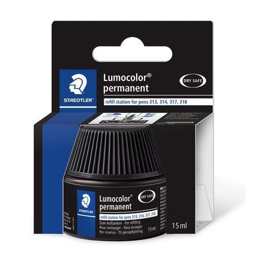 Staedtler Lumocolor Permanent Refill Pot 487 17 Black Each