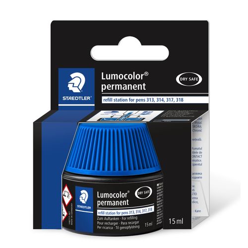 Staedtler Lumocolor Permanent Refill Pot 487 17 Blue Each