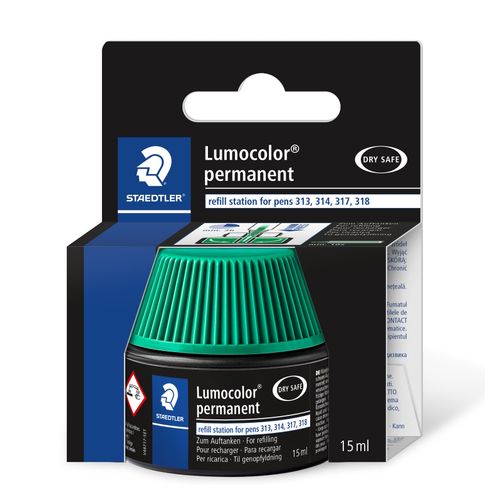 Staedtler Lumocolor Permanent Refill Pot 487 17 Green Each