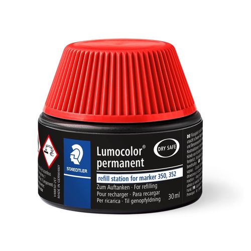 Staedtler Lumocolor Permanent Refill Pot 488 50 Red Each