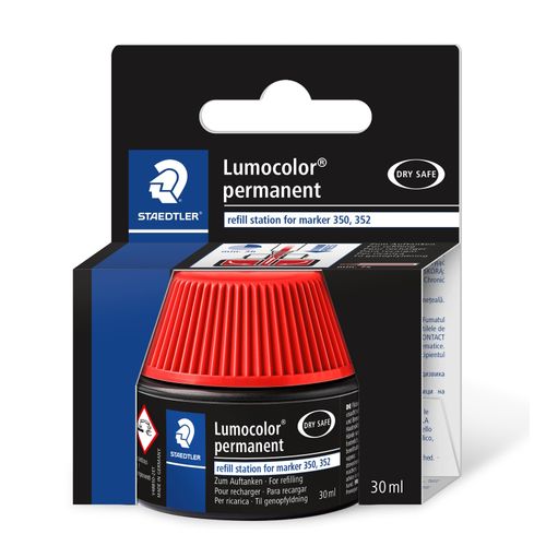 Staedtler Lumocolor Permanent Refill Pot 488 50 Red Each