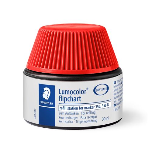 Staedtler Lumocolor Flipchart Refill Pot 488 56 Red Each