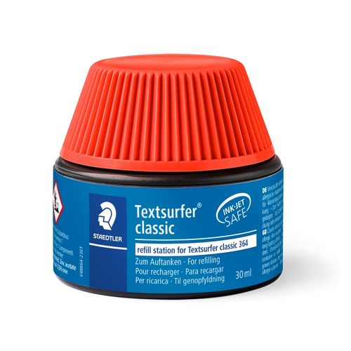 Staedtler Textsurfer Highlighter Refill Pot 488 64 Red Each