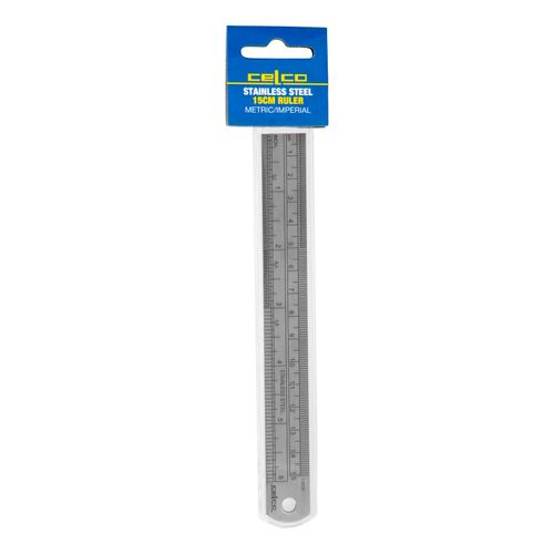 Celco Ruler 15cm Metal
