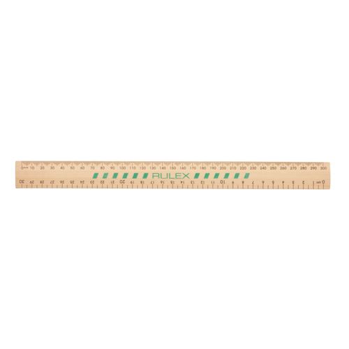 Celco Wooden Ruler 30cm Unpolished