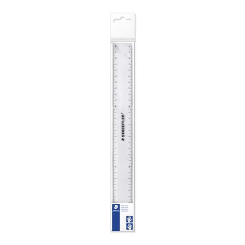 Staedtler Plastic 30cm Ruler Clear