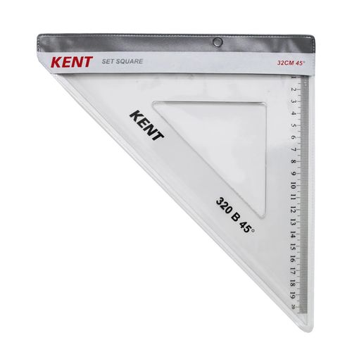 Kent Set Square 320mm 45 Degree