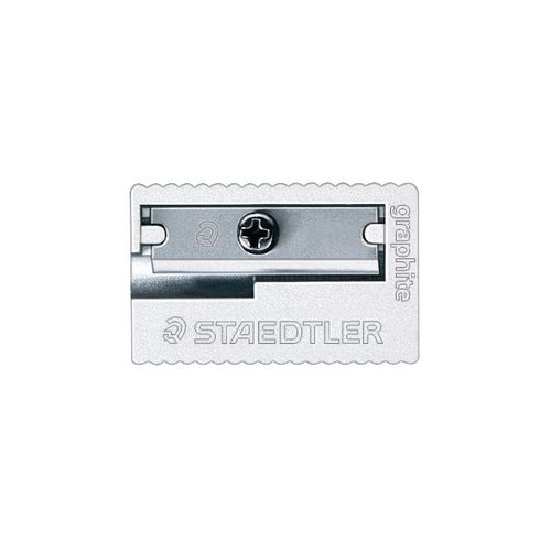 Staedtler 1 Hole Pencil Sharpener Metal Wedge Each