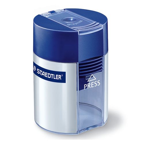 Staedlter 1 Hole Pencil Sharpener Metal Barrel Each