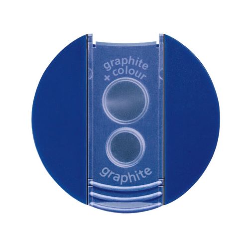 Staedtler 2 Hole Pencil Sharpener Metal Barrel Each