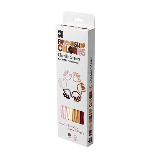EC Friendship Colour Chenille Stem Pack 120