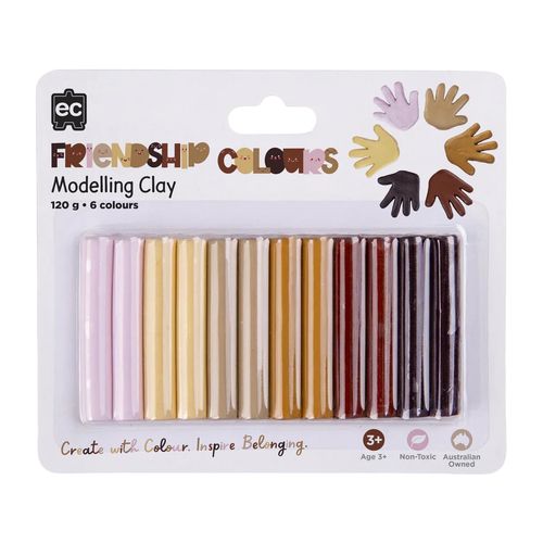 EC Modelling Clay 12 Pack Assorted Friendship Colours 120gm
