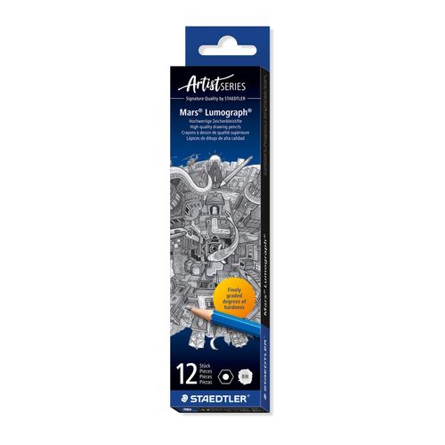 Staedtler Mars Lumograph Pencil 100 8H Box 12