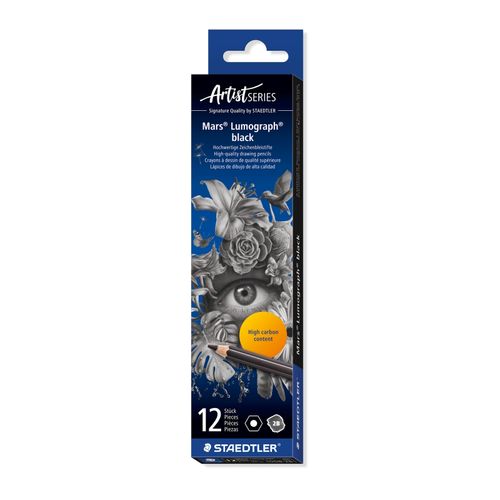 Staedtler Mars Lumgraph Pencils 100B 2B Box 12