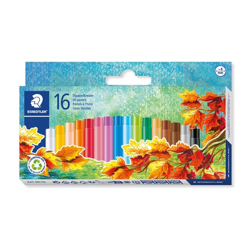 Staedtler Noris Club Oil Pastels Assorted Colours Box 16