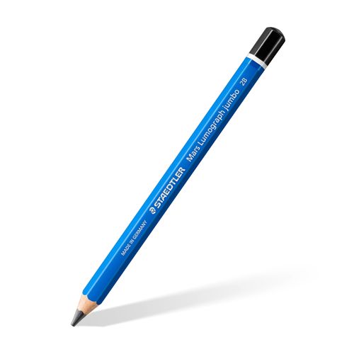 Staedtler Mars Lumograph Jumbo Pencil 100J 2B Box 6
